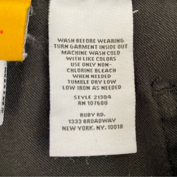 Ruby Rd. Petite Comfort Fit Black Jeans Women’s Size 16P Stretch Denim - Picture 5 of 6